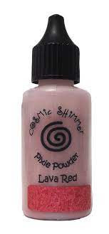 Creative Expressions Cosmic Shimmer Pixie Powder Lava Red